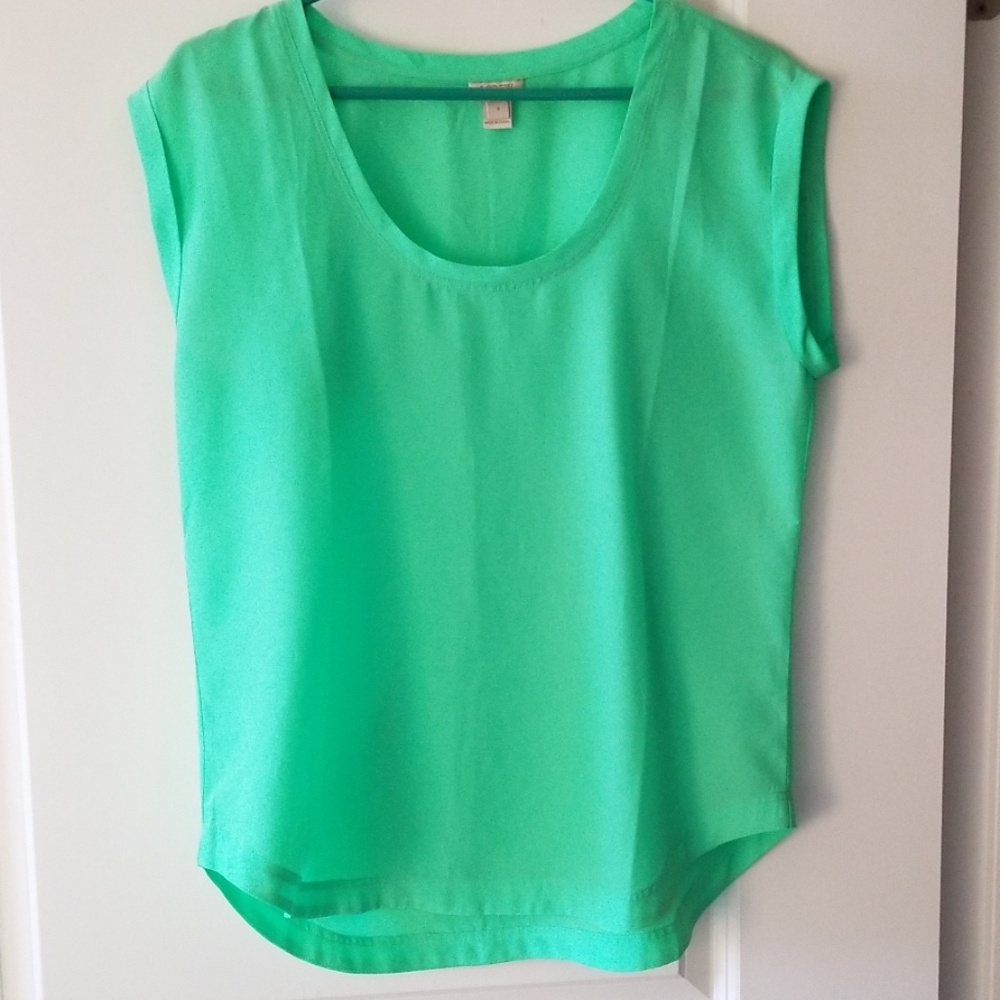 J Crew drapery scoop neck sleeveless top
